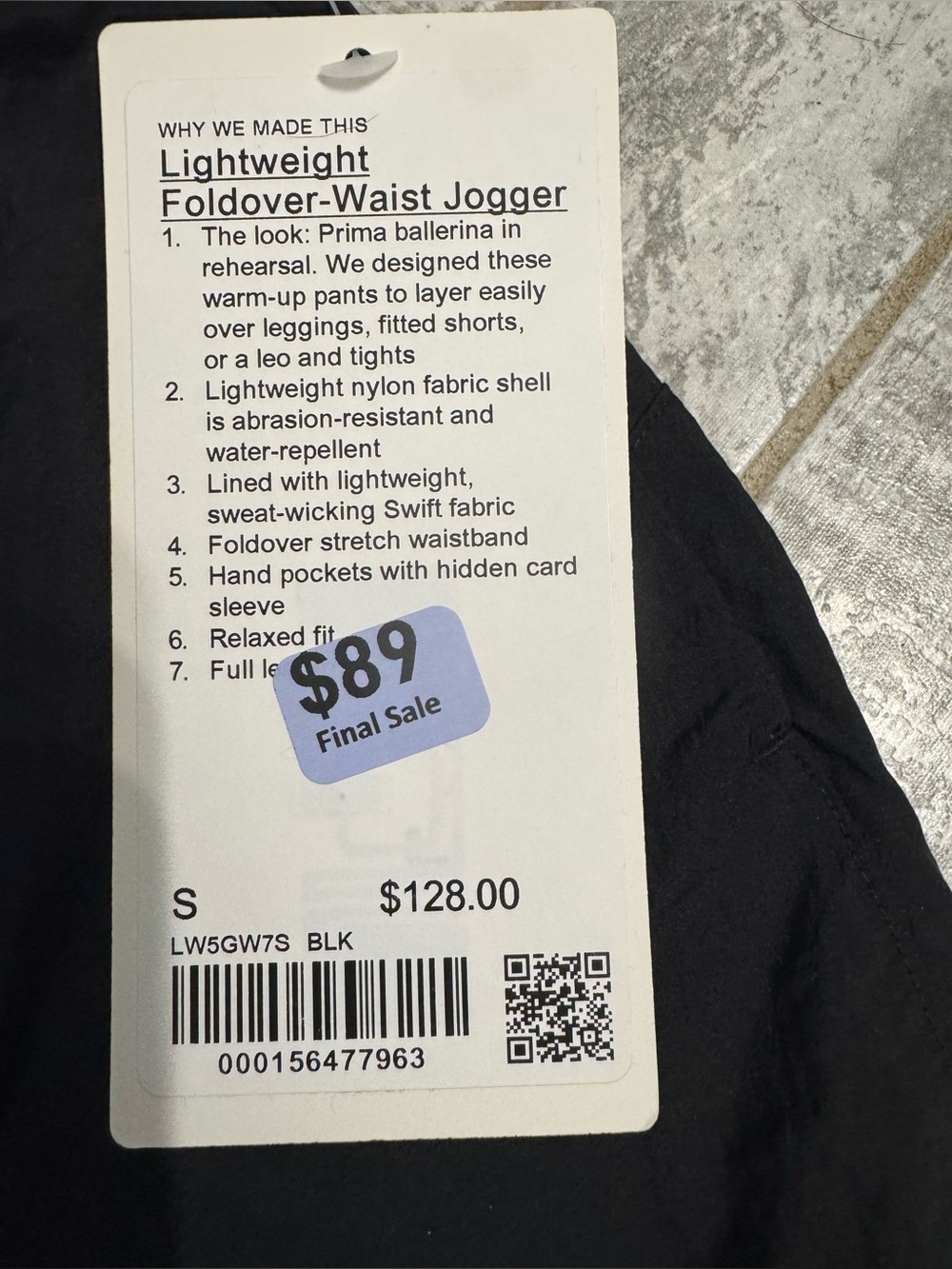 Lululemon foldover waist jogger - Picture 3 of 3